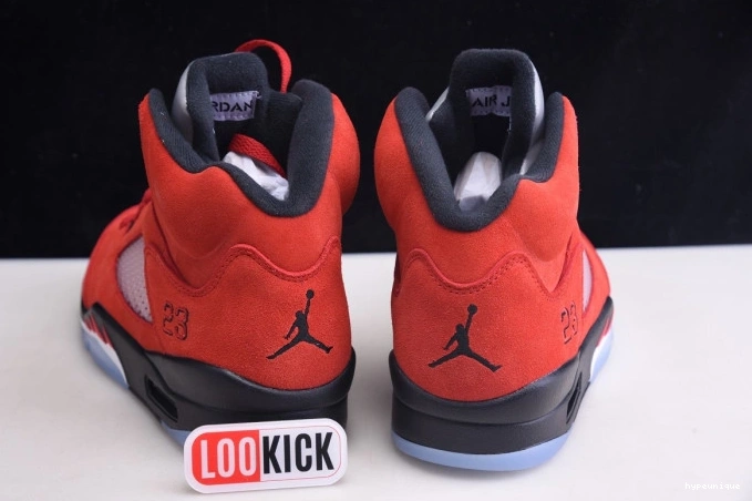 HYPE Raging DD0587-600 Retro Jordan Bulls 5 (2021) Red 0813
